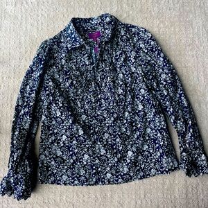 J.CREW- Liberty print Blouse- Size M